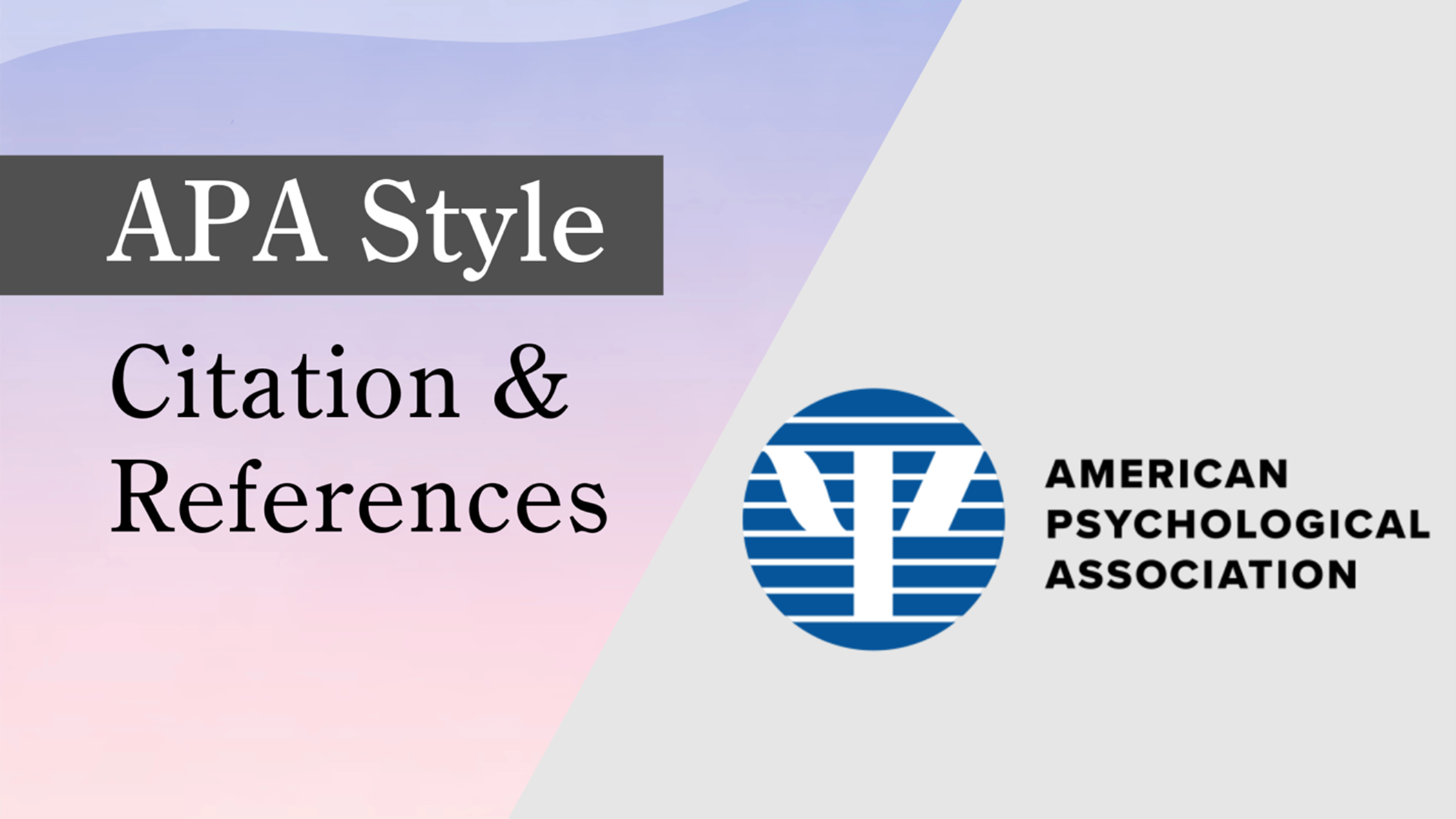 APA Style Formatting Guidelines for In-text Citations and References