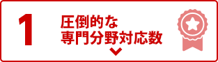 圧倒的な専門分野数